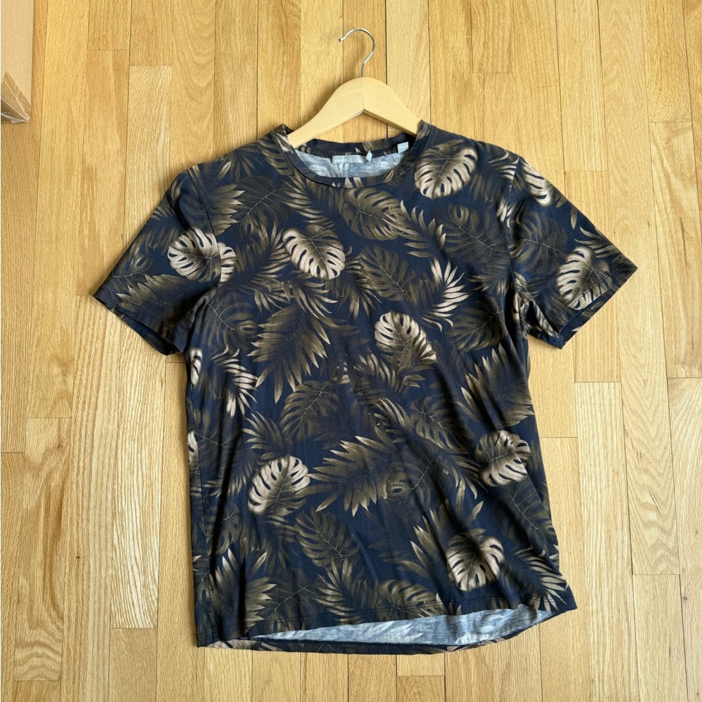 Vince monstera and palm leaf t-shirt